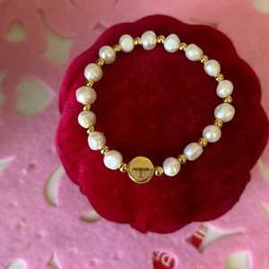 Pulsera 14 k gold plated